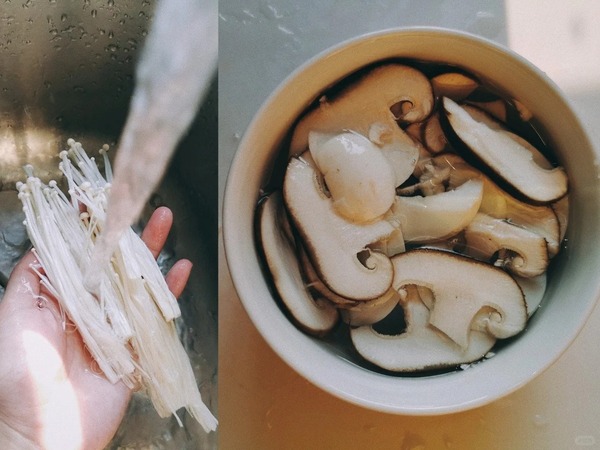 バイ・ルー(白鹿)の「トマトと野菜のダイエットスープ」えのきと椎茸の画像(画像出典:バイ・ルー(白鹿)公式RED)